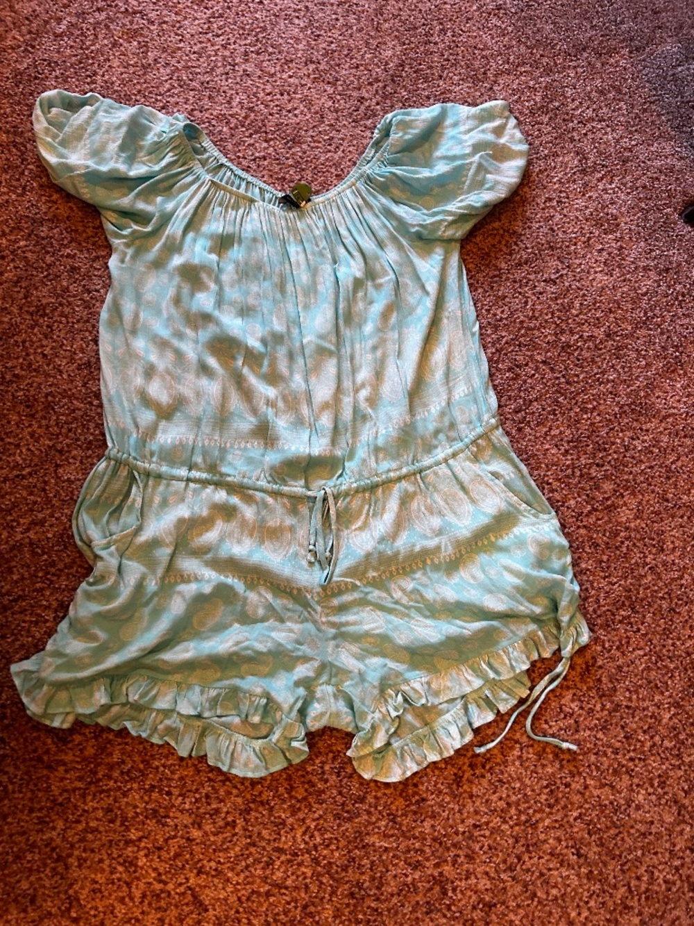 Basically Me brand shorts romper M L  ruffle